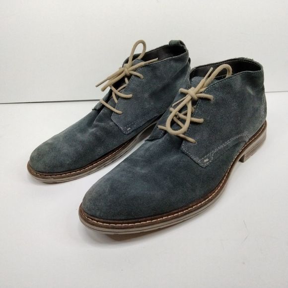 Democrata GARAGE Mens 10 Comfortable Suede Lace Up Chukka Boots Made In Brazil - Picture 2 of 16